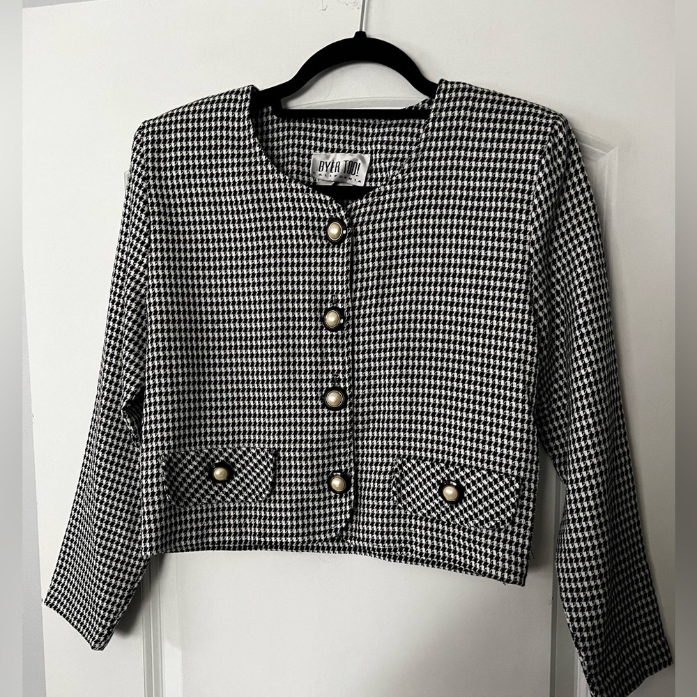 Vintage Houndstooth Jacket